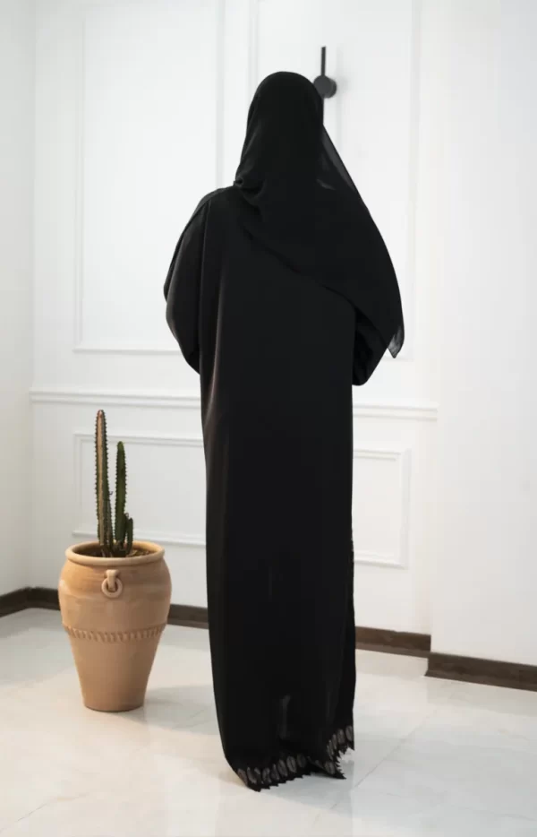 208024 عبای راسته طرح نواردوزی