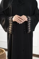 208024 عبای راسته طرح نواردوزی
